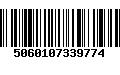 Código de Barras 5060107339774