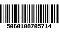 Código de Barras 5060108705714