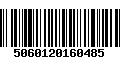 Código de Barras 5060120160485