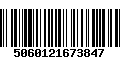 Código de Barras 5060121673847