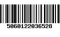 Código de Barras 5060122036528