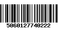 Código de Barras 5060127740222