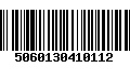 Código de Barras 5060130410112