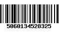 Código de Barras 5060134528325