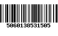 Código de Barras 5060138531505