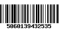 Código de Barras 5060139432535