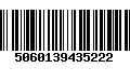 Código de Barras 5060139435222