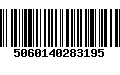 Código de Barras 5060140283195