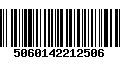 Código de Barras 5060142212506