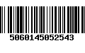 Código de Barras 5060145052543