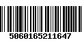 Código de Barras 5060165211647