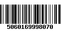 Código de Barras 5060169998070