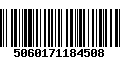 Código de Barras 5060171184508