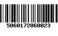 Código de Barras 5060172060023