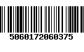 Código de Barras 5060172060375