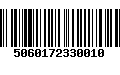 Código de Barras 5060172330010