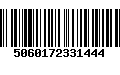 Código de Barras 5060172331444