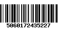 Código de Barras 5060172435227