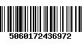 Código de Barras 5060172436972