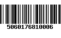 Código de Barras 5060176810006