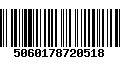 Código de Barras 5060178720518