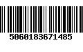 Código de Barras 5060183671485