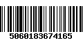 Código de Barras 5060183674165