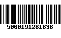 Código de Barras 5060191281836