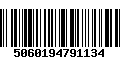 Código de Barras 5060194791134