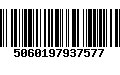 Código de Barras 5060197937577