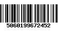 Código de Barras 5060199672452