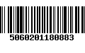 Código de Barras 5060201180883