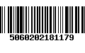 Código de Barras 5060202181179