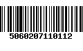 Código de Barras 5060207110112