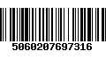 Código de Barras 5060207697316