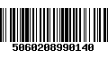 Código de Barras 5060208990140