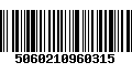 Código de Barras 5060210960315