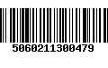 Código de Barras 5060211300479