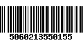 Código de Barras 5060213550155