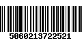 Código de Barras 5060213722521