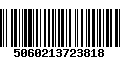 Código de Barras 5060213723818