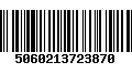 Código de Barras 5060213723870