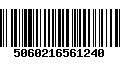 Código de Barras 5060216561240