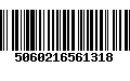 Código de Barras 5060216561318