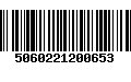 Código de Barras 5060221200653