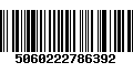 Código de Barras 5060222786392