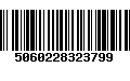 Código de Barras 5060228323799