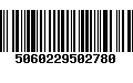 Código de Barras 5060229502780