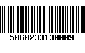 Código de Barras 5060233130009