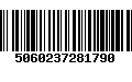 Código de Barras 5060237281790